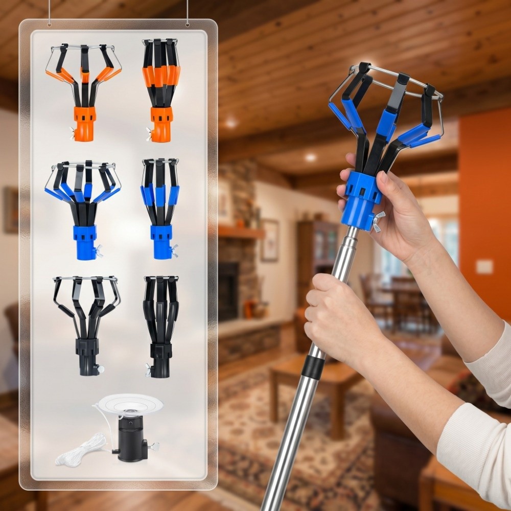 Telescopic Fishing Rod - 1/3Pcs Professional Light Bulb Changer Telescopic