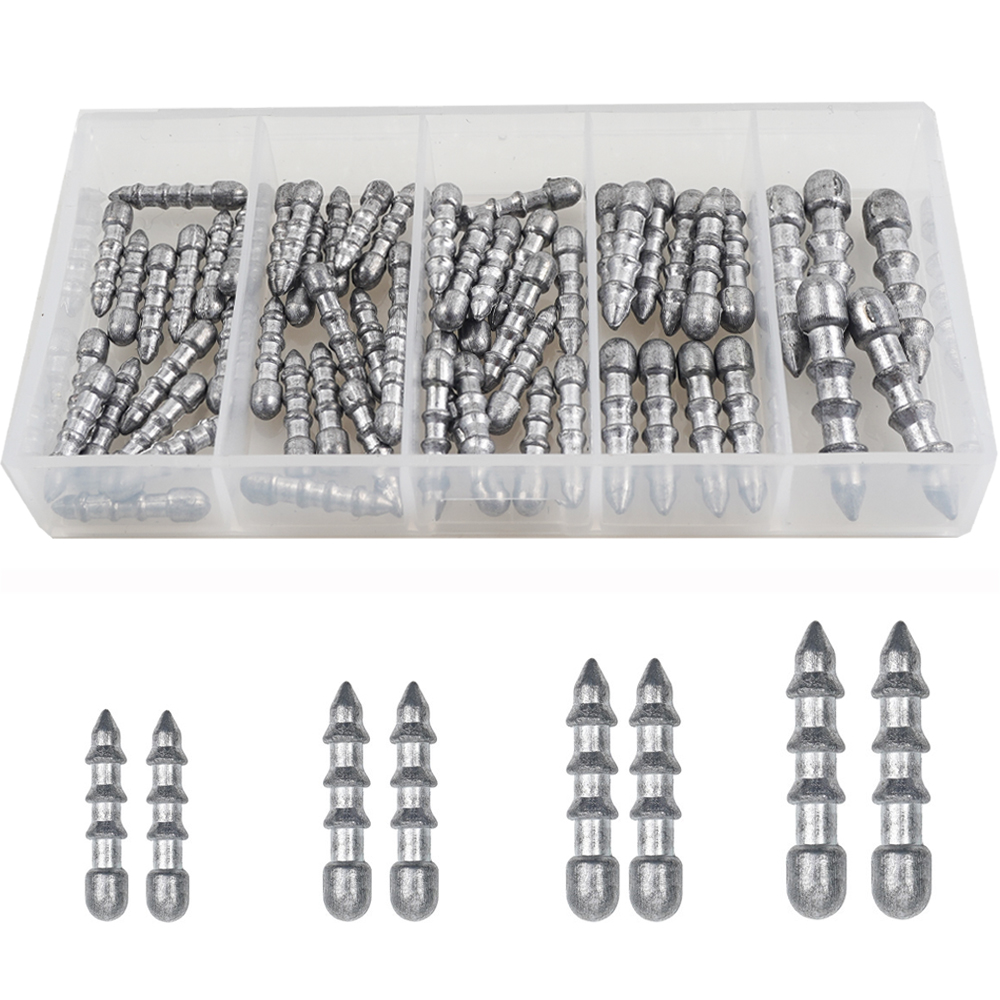 Fishing Equipment Used - 60PCS Nail weights Worm Fishing sinkers