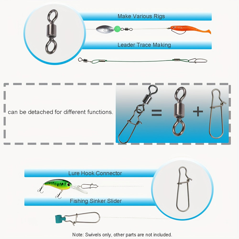 95/210 PCS Set Fishing Connect - огляд і ціна Fishing Equipment Used
