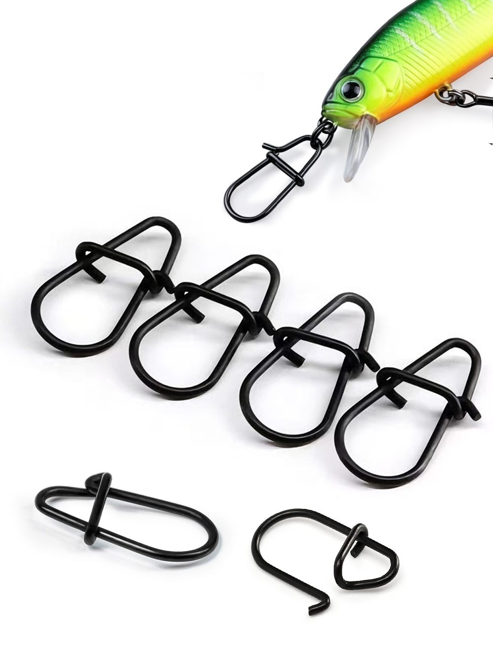 GOBAIT 100Pcs Black Stainless  - огляд і ціна Fishing Equipment Used