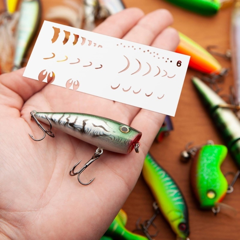  6Pcs Fishing Lure Drawing Tem - огляд і ціна Fishing Equipment Used