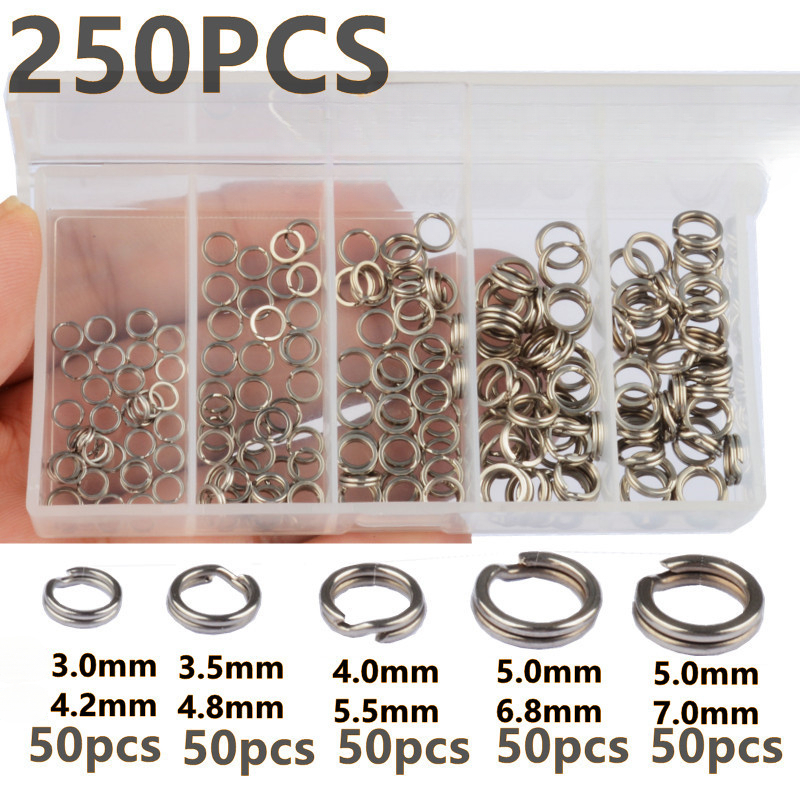 250Pcs 5 Sizes High Strength L - огляд і ціна Fishing Equipment Used