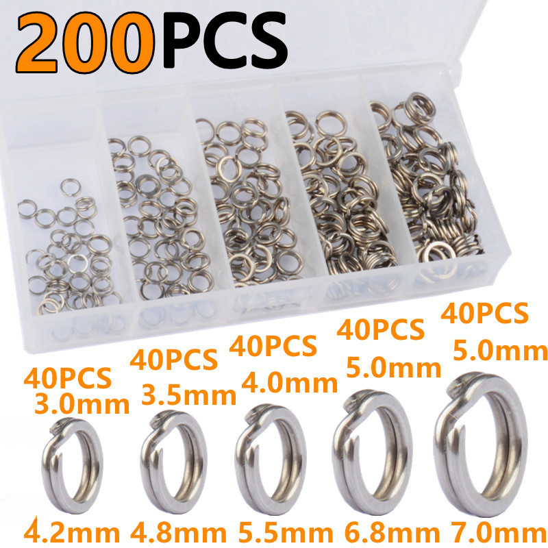 250Pcs 5 Sizes High Strength L - огляд і ціна Fishing Equipment Used