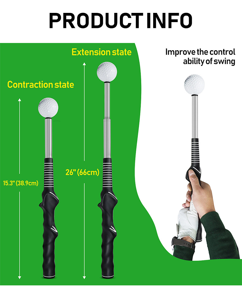 Golf Telescopic Swing Trainer  - огляд і ціна Telescopic Fishing Rod