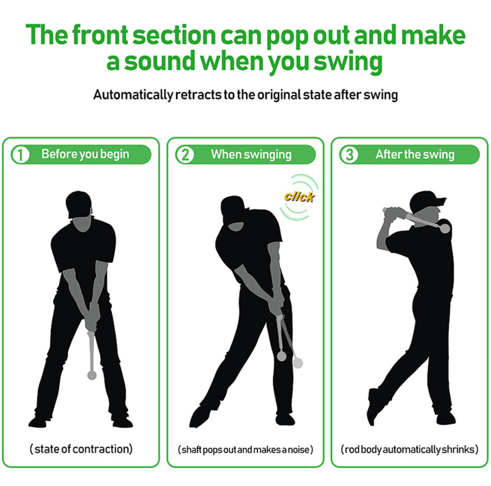 Golf Telescopic Swing Trainer  - огляд і ціна Telescopic Fishing Rod