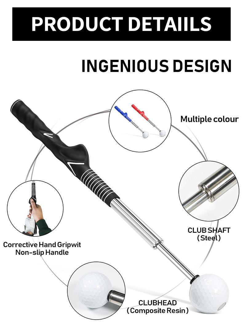 Golf Telescopic Swing Trainer  - огляд і ціна Telescopic Fishing Rod