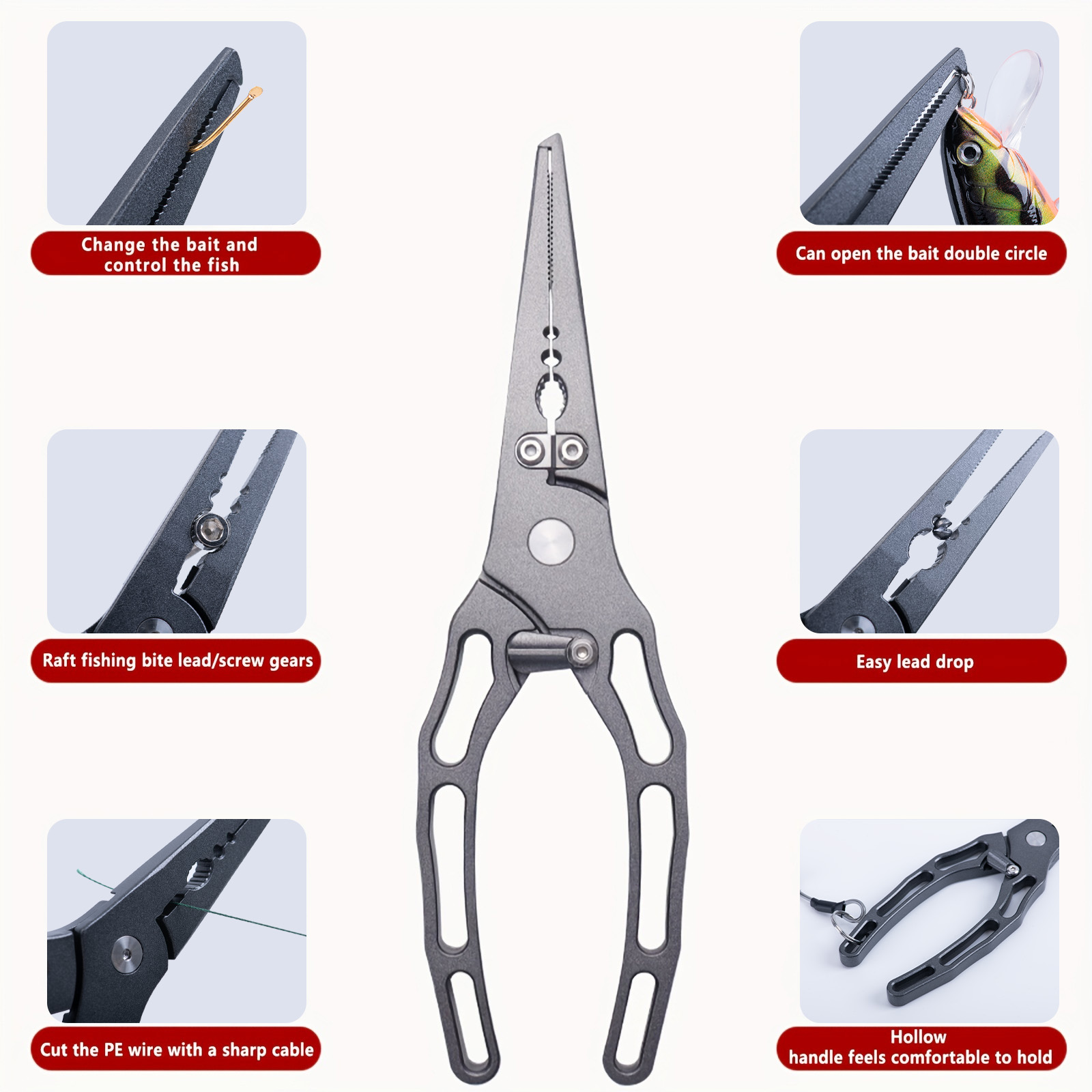 Fishing Pliers and Fish Grippe - огляд і ціна Fishing Equipment Target